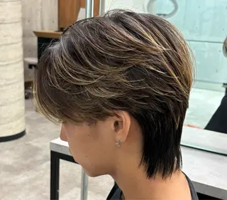 ショート カラー era2d所属・マコト/心斎橋 メンズ専門店のヘアスタイル