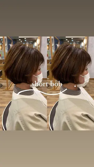 ショート カラー 🐸鈴木 綾乃🐸のヘアスタイル