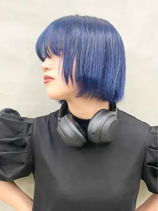 ミディアム カラー パーマ ヘアアレンジ メンズ ハイトーン/レイヤー 🌸さくらのヘアスタイル