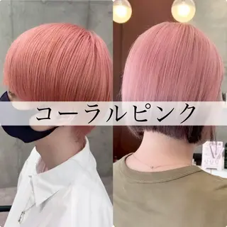 セミロング カラー HACCH (ハッチ)所属・丁寧なブリーチ🪼& ・トレンドカラー🪼のヘアスタイル
