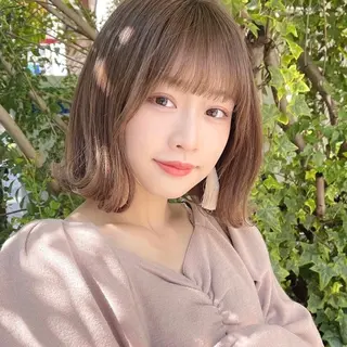 ミディアム カラー tuuli大野城下大利店所属・縮毛矯正 🎀しのみ🎀のヘアスタイル