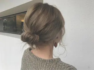 ミディアム カラー ヘアアレンジ 中村 瑞希のヘアスタイル