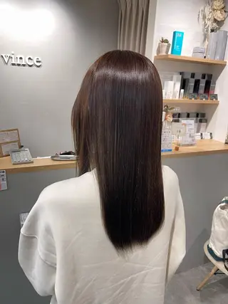 カラー noa  🦋 ブリーチ/暖色のヘアスタイル