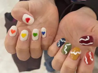 ネイル ゆびノさき茨木店 ニュアンス/アートのネイルデザイン