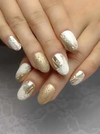 ネイル ラヴィアン ローズのネイルデザイン