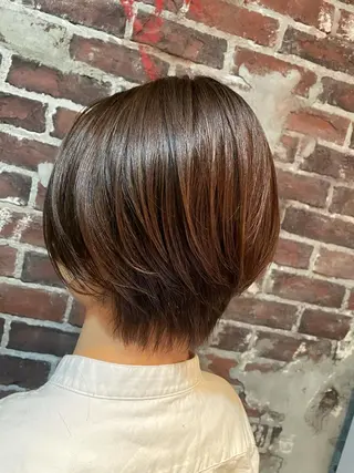 ショート カラー 藤木 雅俊のヘアスタイル