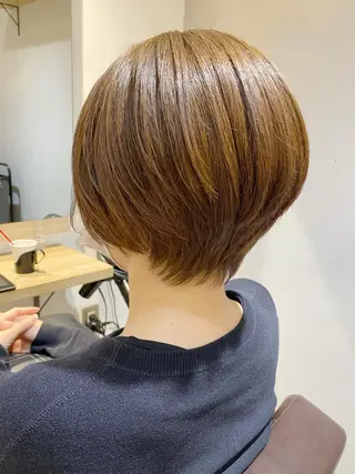 ショート ヘアリゾート粋　新宿三丁目本店所属・前地 麻衣のヘアスタイル