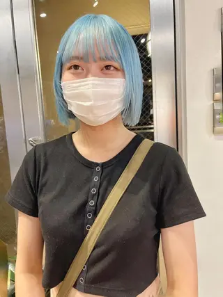 ショート ハイトーンNo.1✨ パーマ✨イマイタツヤのヘアスタイル