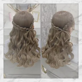 ロング ヘアアレンジ ヘアセット/着付け 𓇼 松本 夏美𓇼のヘアスタイル