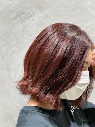 ショート カラー ヘアアレンジ Haruna ‪✂︎‬のヘアスタイル