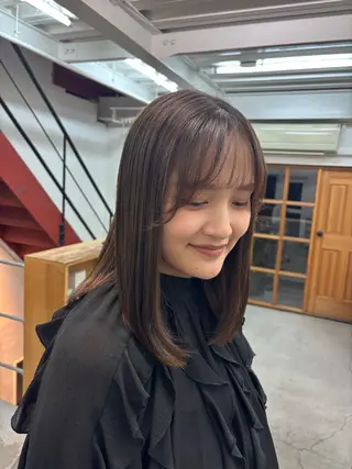 セミロング stand所属・キノシタナナコ /渋谷のヘアスタイル