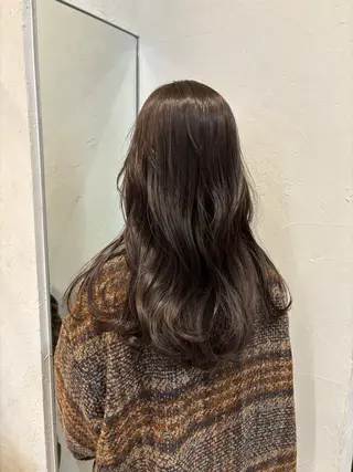 セミロング カラー 脇野 茉優のヘアスタイル