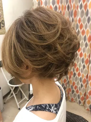 セミロング Hair Salon Noel所属・吉田 由希子のヘアスタイル