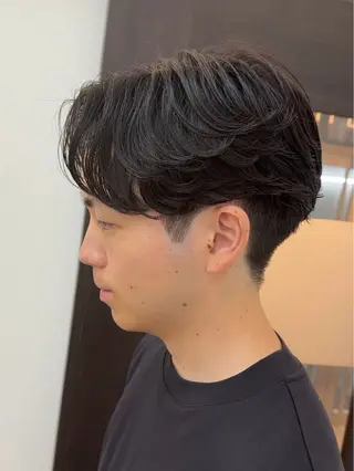 ショート パーマ メンズ サロンズ内B区画所属・新宿メンズ専門 メンズパーマ特化のヘアスタイル