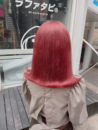 セミロング カラー ヘアアレンジ 🧸ミルクティー🧸 kousei🧸のヘアスタイル