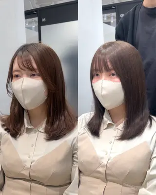 ロング カラー ヘアアレンジ DX SHARE SALON 原宿店所属・レイヤーカット/ 田中 しょうのヘアスタイル