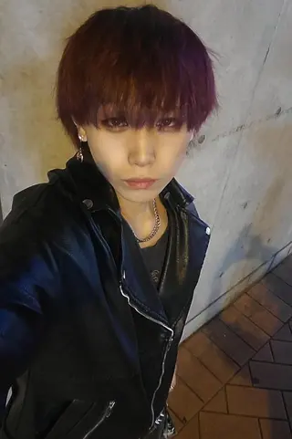 ショート カラー メンズ sunc所属・レイヤーカット ワンホンヘアそうたのヘアスタイル