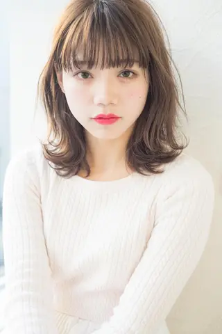 パーマ ミディアム ume /YUEのヘアスタイル
