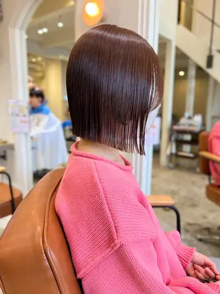 ショート ぱつボブ/ ショート/YUKIのヘアスタイル