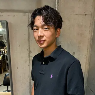 パーマ メンズ メンズ特化美容師 ハスイルイのヘアスタイル
