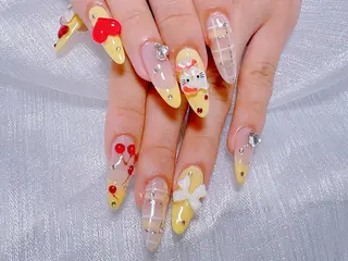 ネイル 🎀鈴音🎀 ワンホンネイルのネイルデザイン