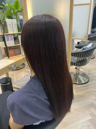 ロング カラー せと みずはのヘアスタイル