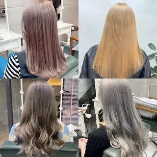 ロング カラー 金子 真悠のヘアスタイル