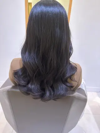 ロング パーマ 中島 愛のヘアスタイル
