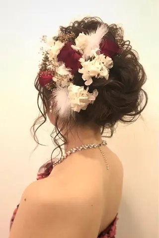 セミロング まつパ・ヘアセット ♡Chinami♡のマツエク・マツパデザイン