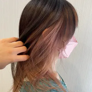 セミロング TSUBASA/ 韓国ヘアAFLOATのヘアスタイル