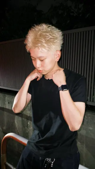 カラー メンズ 進藤 叶羽のヘアスタイル