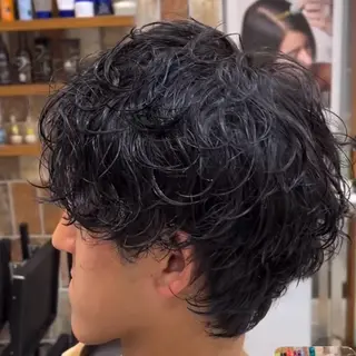 ショート パーマ juve.別府店所属・ショート/ボブ ハイライト/Lucaのヘアスタイル