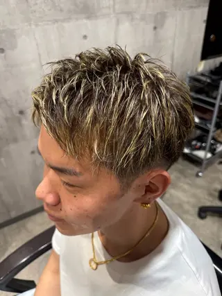 ショート メンズ 海老澤 玲二のヘアスタイル
