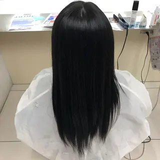 ロング カラー まつ毛/アイブロウ /髪質改善カラーのヘアスタイル