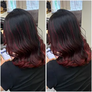 ミディアム 森島 愛梨のヘアスタイル