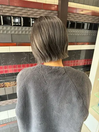 ショート カラー ショート×ブリーチ 🪞問屋町/yujiのヘアスタイル