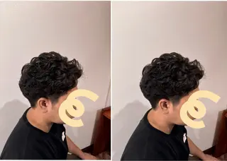 パーマ メンズ AMANO カットモデル募集中のヘアスタイル