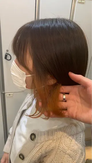 ショート カラー 縮毛矯正・髪質改善 鈴木悠太/当日OK✨のヘアスタイル