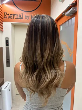 カラー 八馬 那由多のヘアスタイル