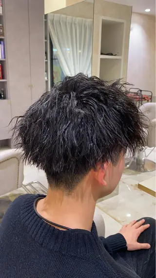 ショート パーマ メンズ CIEL天六店 三上春のヘアスタイル