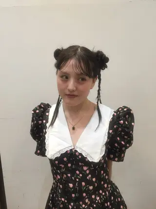 カラー 高島 未旺のヘアスタイル