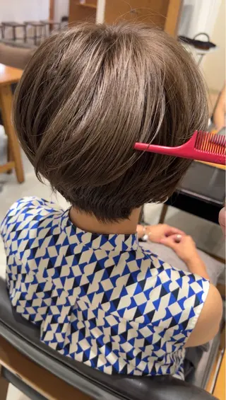 ショート カラー LucksiMie 銀座店所属・【韓国 レイヤー 髪質改善✨】かずのヘアスタイル