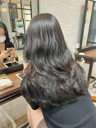 セミロング カラー 顔まわり職人🇰🇷 韓国ヘア/KAITOのヘアスタイル