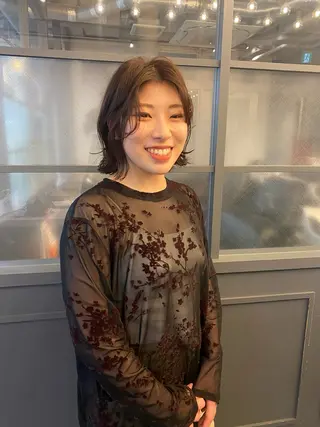 カラー ハセガワ レナのヘアスタイル