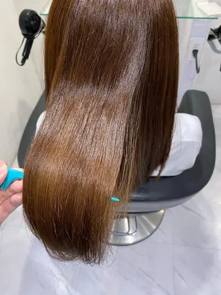 ミディアム カラー ヘアアレンジ 外苑前NO.1艶髪 透明感カラーのヘアスタイル