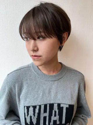 ショート カラー パーマ LucksiMie 銀座店所属・【韓国 レイヤー 髪質改善✨】かずのヘアスタイル