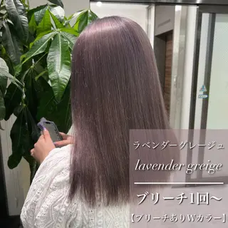 セミロング カラー 🎨ブリーチ職人 店長Takaya🎨のヘアスタイル