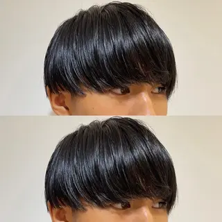 ショート メンズ 艶髪カラー/透明感 美髪/白髪/ﾑﾅｶﾀのヘアスタイル