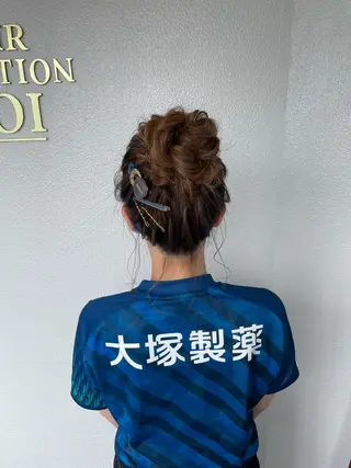 ヘアアレンジ 神谷 涼のヘアスタイル