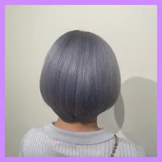 ショート カラー 艶髪美容師 🧸YUZU🤍のヘアスタイル